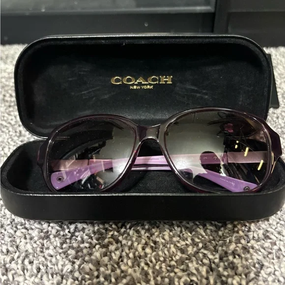 Coach Women's Sunglasses in Rich Purple - Picture 3 of 11